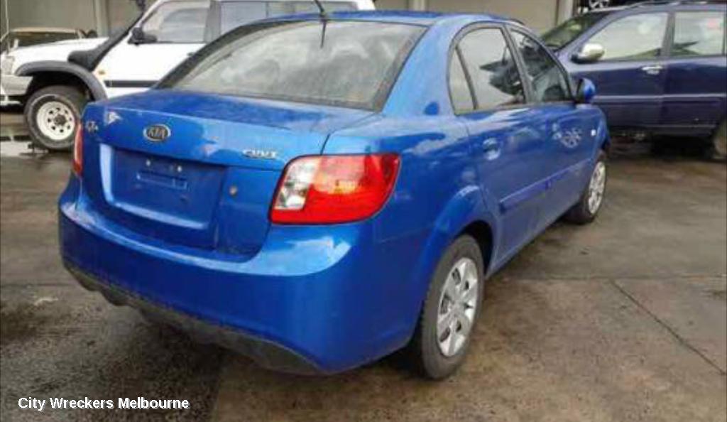 KIA RIO TRANS/GEARBOX, MANUAL, PETROL, 1.6, 3 BOLT ON TOP MOUNT TYPE, JB, 11/2008 - 07/2011