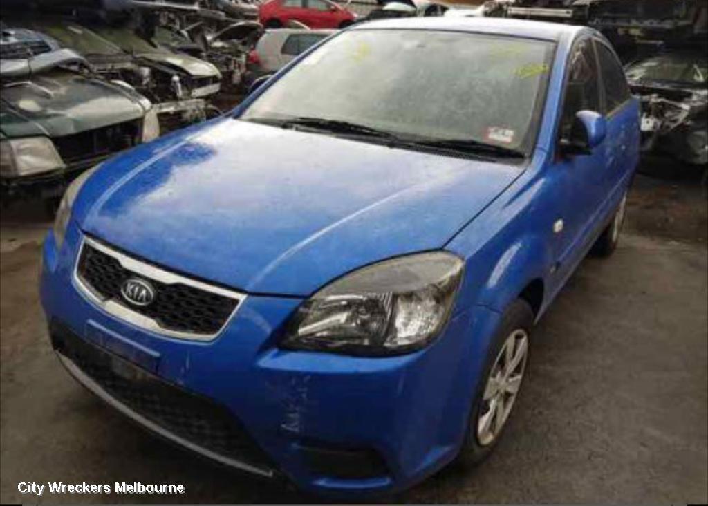 KIA RIO TRANS/GEARBOX, MANUAL, PETROL, 1.6, 3 BOLT ON TOP MOUNT TYPE, JB, 11/2008 - 07/2011