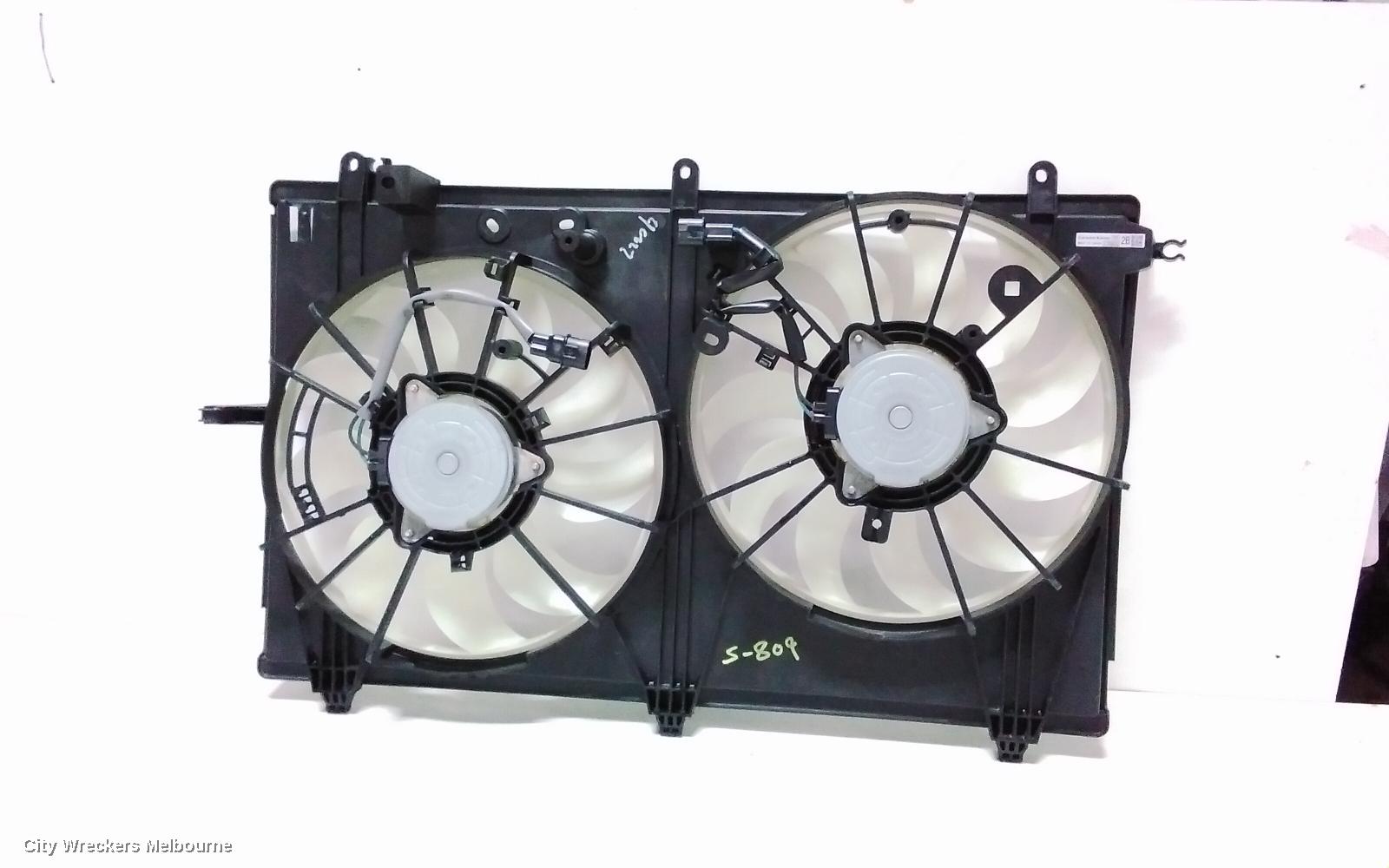 MITSUBISHI OUTLANDER FAN, DUAL FAN ASSY, 2.0, PETROL, ZJ-ZK, 10/2012 ONWARDS