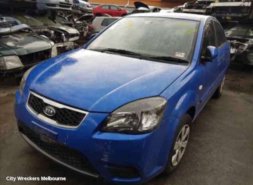 KIA RIO TRANS/GEARBOX, MANUAL, PETROL, 1.6, 3 BOLT ON TOP MOUNT TYPE, JB, 11/2008 - 07/2011