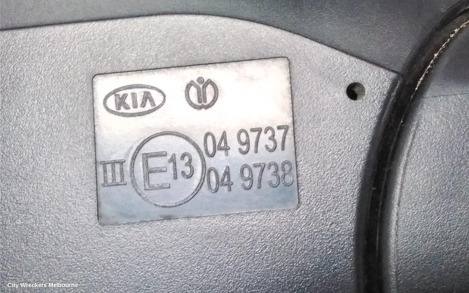 KIA PICANTO LEFT DOOR MIRROR, JA, MANUAL FOLDING TYPE, 05/2017 ONWARDS