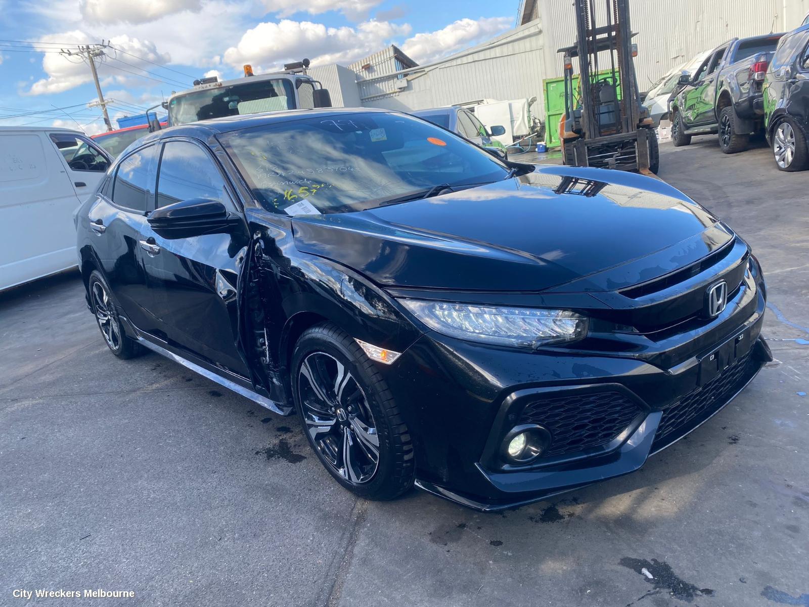 HONDA CIVIC LEFT REAR DOOR/SLIDING, 10TH GEN, HATCH, VTI/VTI-S/VTI-L/RS/VTI-LX, 02/2017 - 08/2021