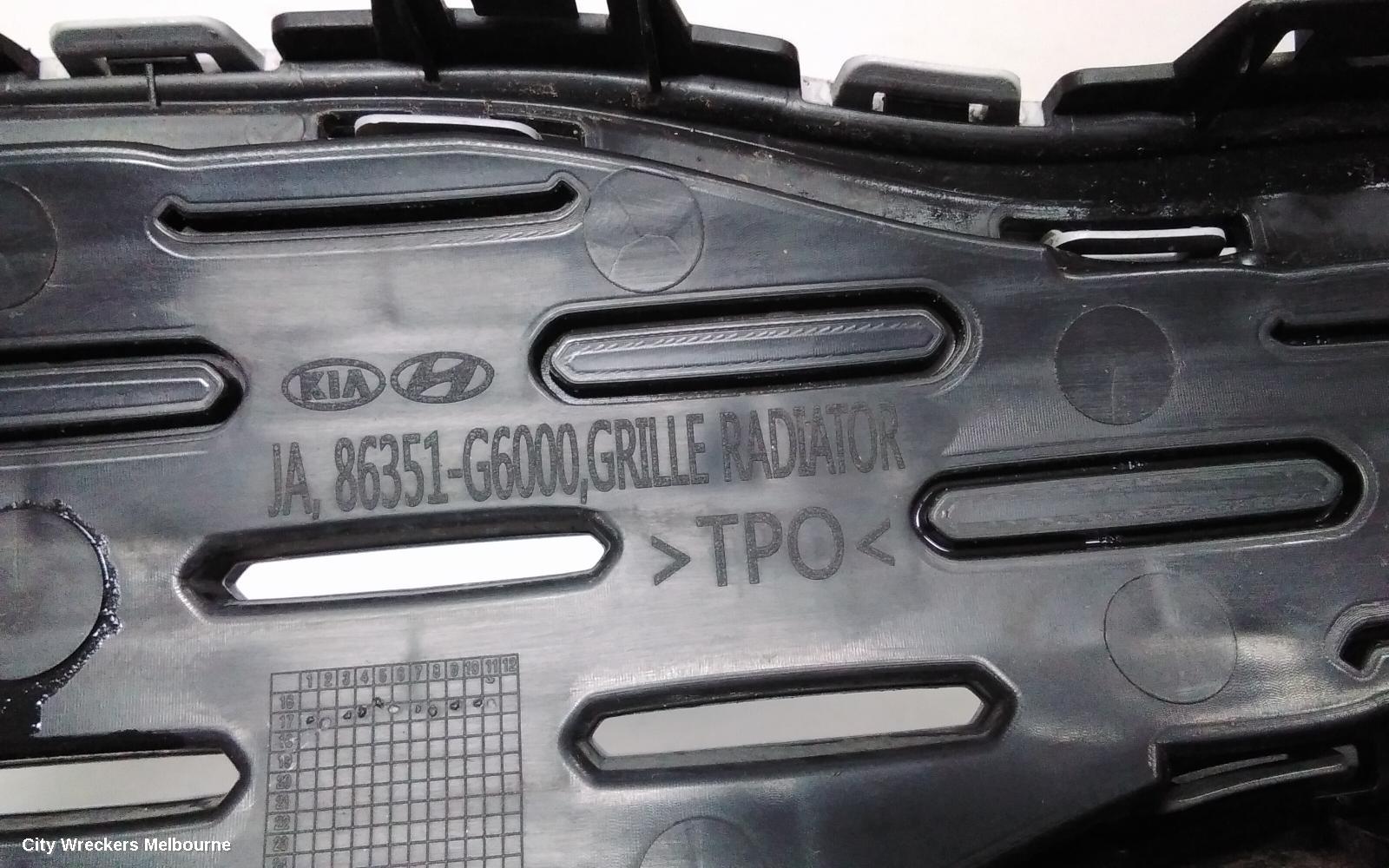 KIA PICANTO GRILLE, RADIATOR GRILLE, S, JA, 05/2017 ONWARDS