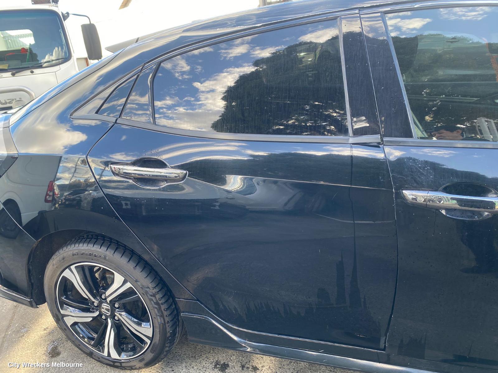 HONDA CIVIC LEFT REAR DOOR/SLIDING, 10TH GEN, HATCH, VTI/VTI-S/VTI-L/RS/VTI-LX, 02/2017 - 08/2021