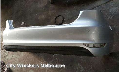 VOLKSWAGEN JETTA REAR BUMPER, 1B, W/ PARK SENSORS TYPE, 02/2011 - 12/2014