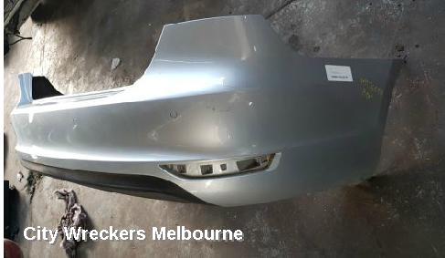 VOLKSWAGEN JETTA REAR BUMPER, 1B, W/ PARK SENSORS TYPE, 02/2011 - 12/2014