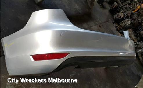 VOLKSWAGEN JETTA REAR BUMPER, 1B, W/ PARK SENSORS TYPE, 02/2011 - 12/2014