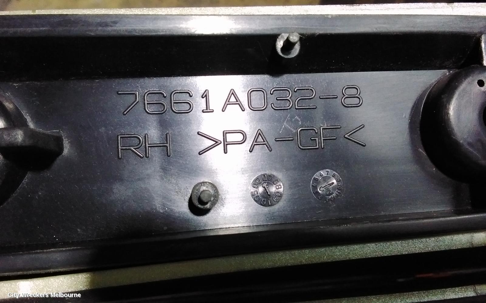 MITSUBISHI OUTLANDER ROOF RAIL, ZH, 09/2009 - 10/2012
