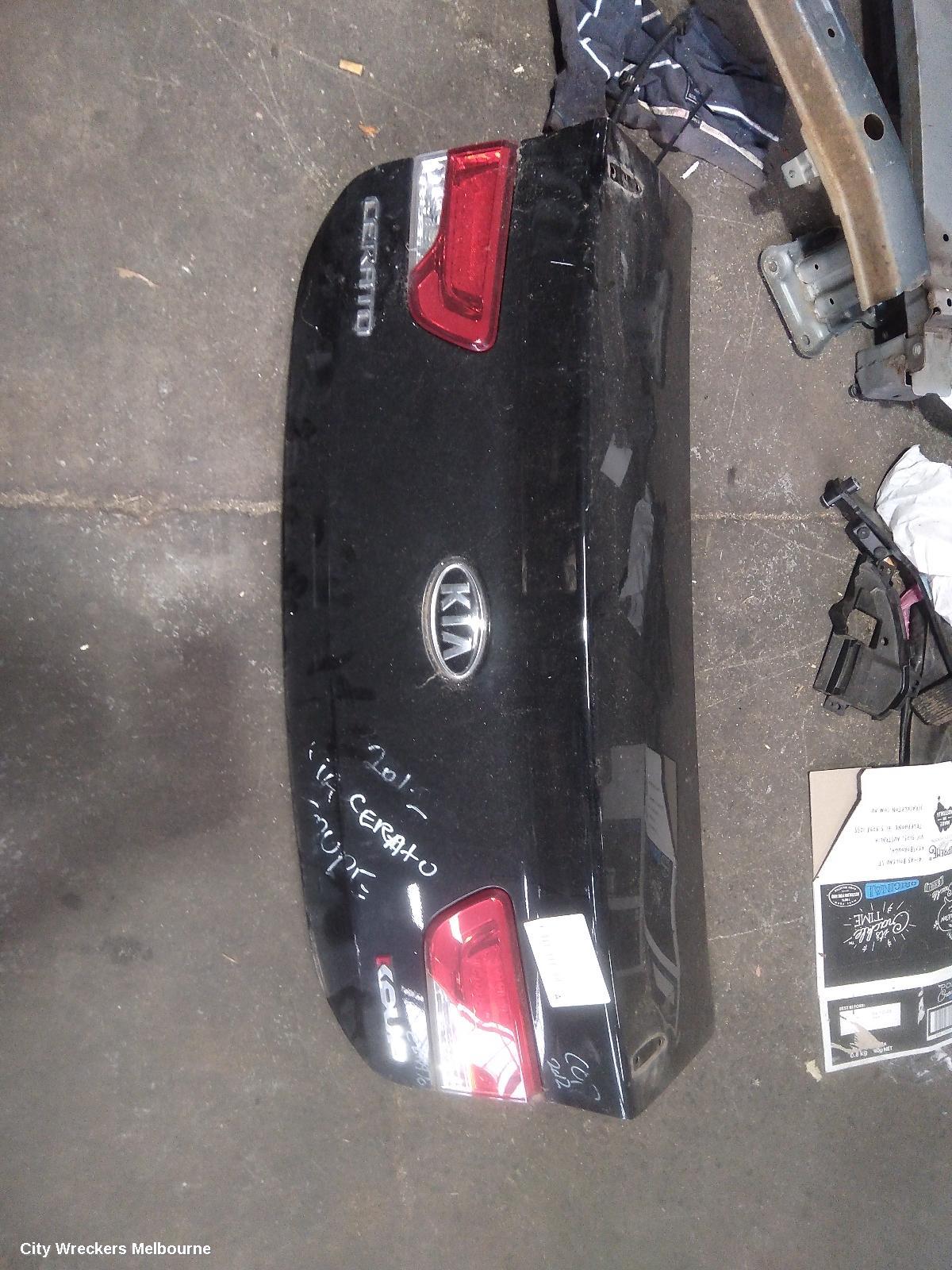KIA CERATO BOOTLID/TAILGATE, BOOTLID, TD, COUPE/KOUP, 07/2009 - 03/2013