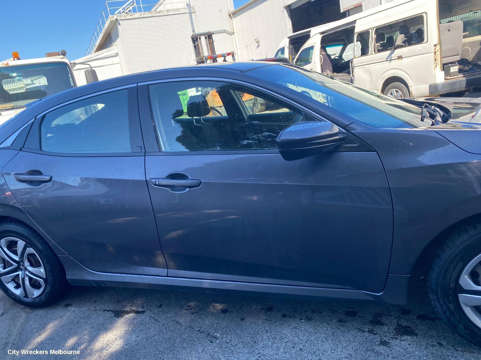 HONDA CIVIC RIGHT GUARD LINER, 10TH GEN, HATCH, RS, 02/2017 - 08/2021