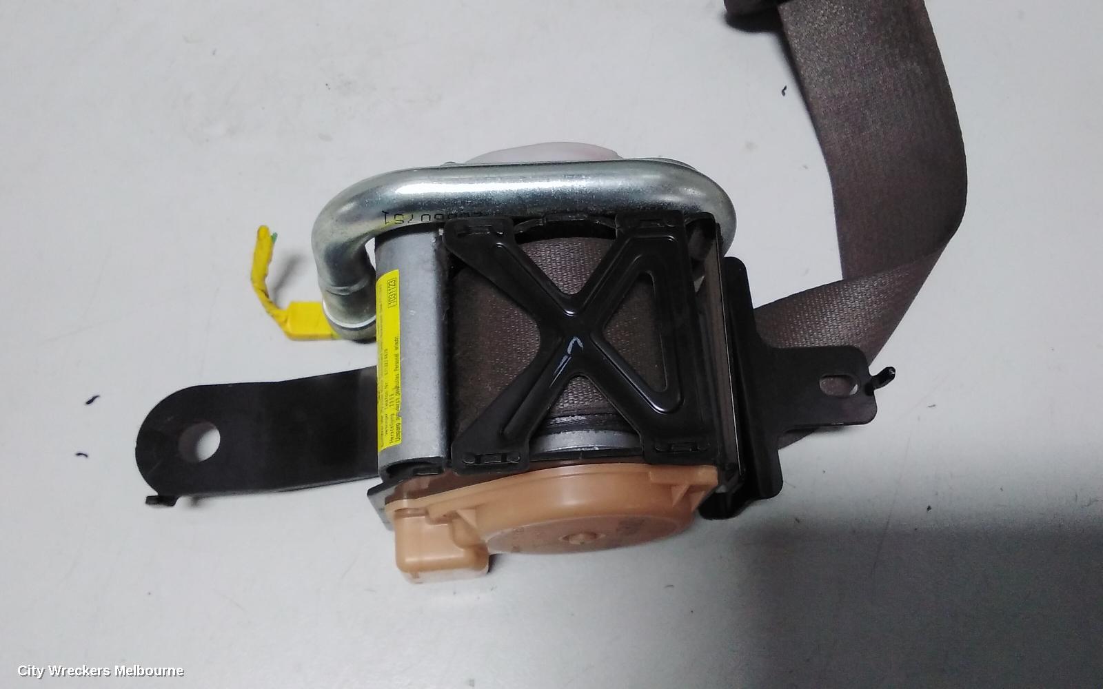 HYUNDAI TUCSON SEATBELT/STALK, RH FRONT, SEAT BELT ONLY, BEIGE, 08/2004 - 01/2010