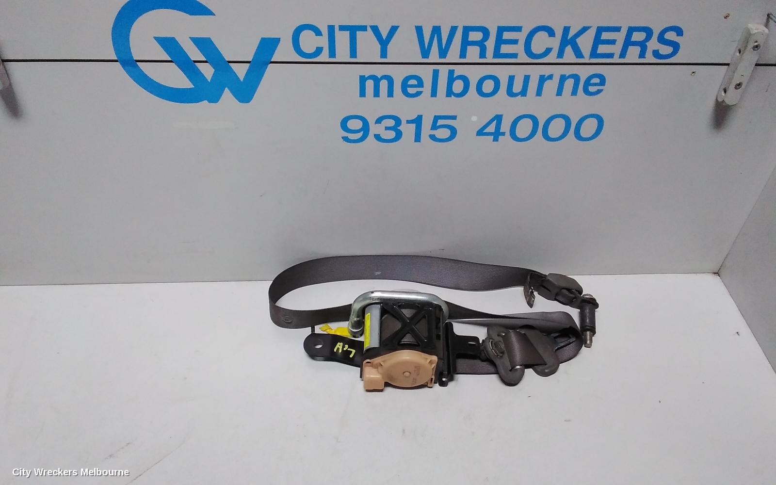 HYUNDAI TUCSON SEATBELT/STALK, LH FRONT, SEAT BELT ONLY, BEIGE, 08/2004 - 01/2010