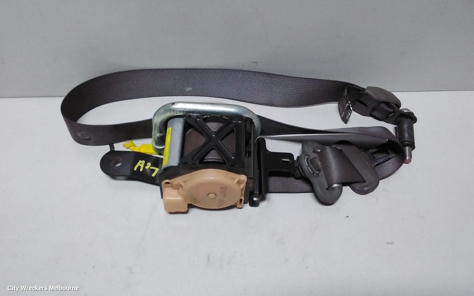 HYUNDAI TUCSON SEATBELT/STALK, LH FRONT, SEAT BELT ONLY, BEIGE, 08/2004 - 01/2010
