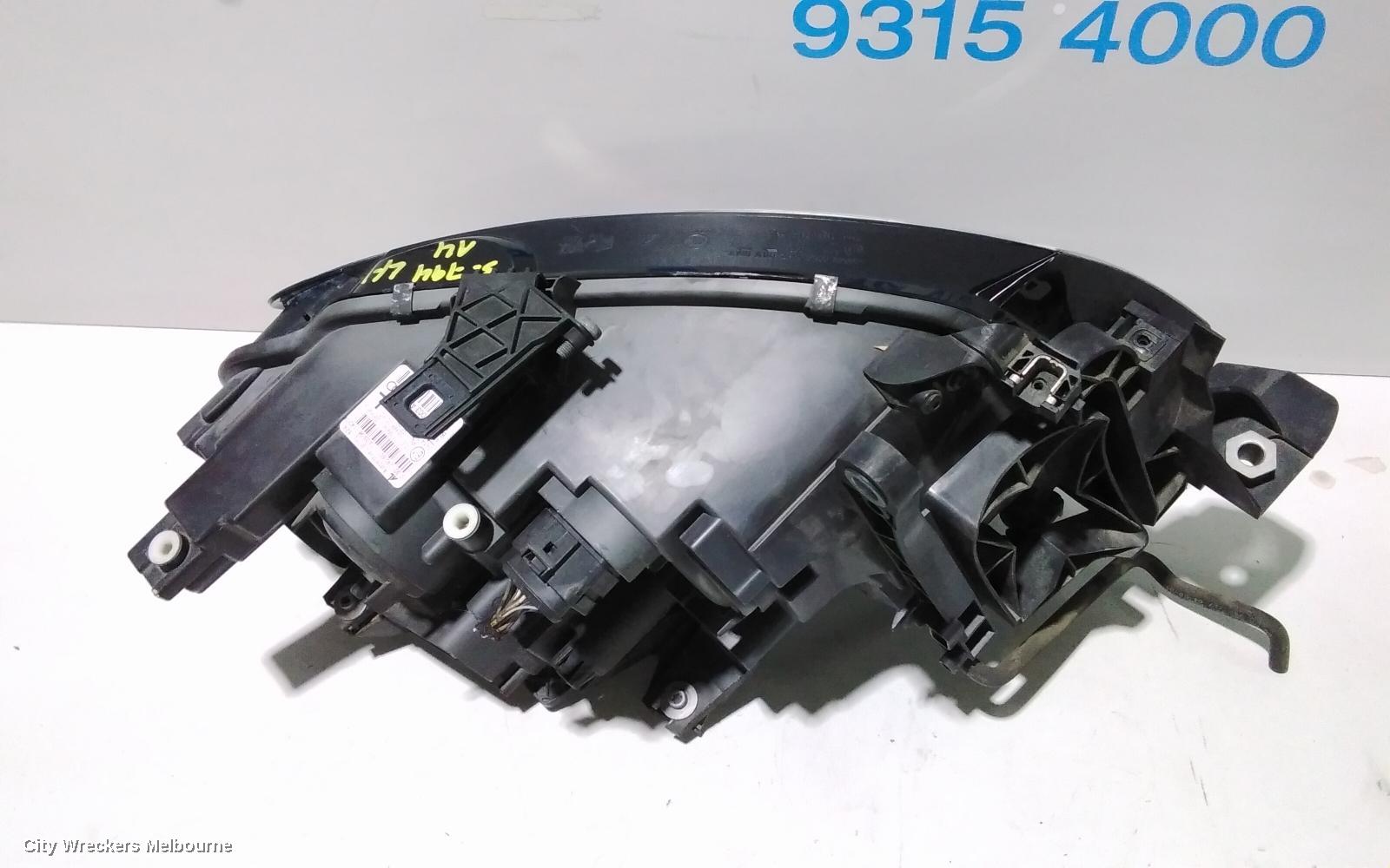 AUDI A4 LEFT HEADLAMP, B8 8K, HALOGEN TYPE, 02/2008 - 06/2012