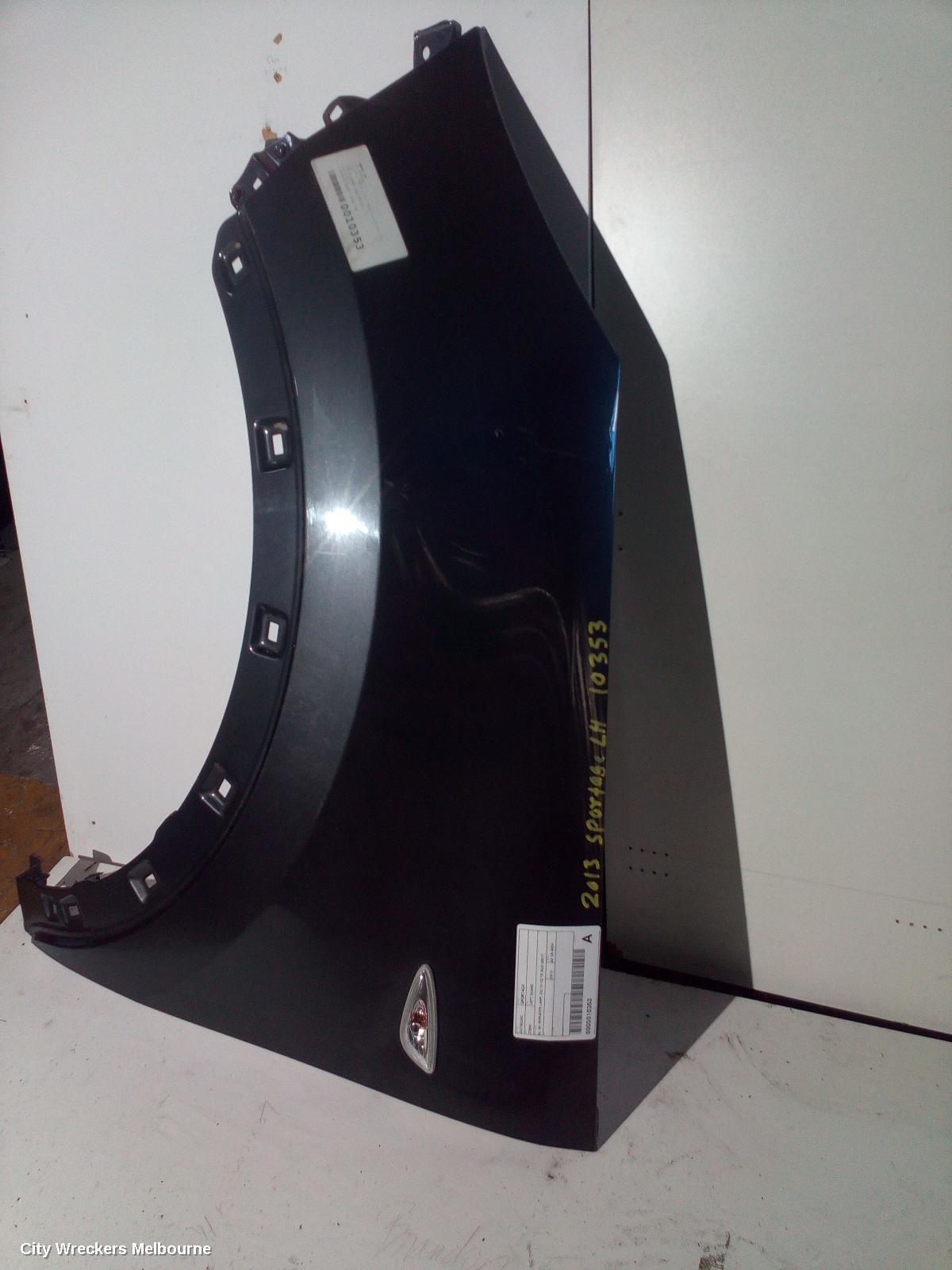 KIA SPORTAGE LEFT GUARD, SL, W/ REPEATER LAMP, 06/2013 - 10/2015 (AUS ONLY)