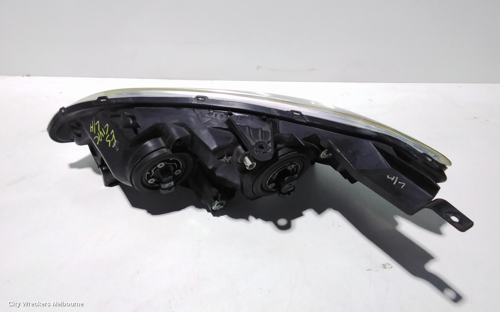 HONDA CIVIC RIGHT HEADLAMP, 7TH GEN, SEDAN, 02/2004 - 12/2005 (AUST TYPE)
