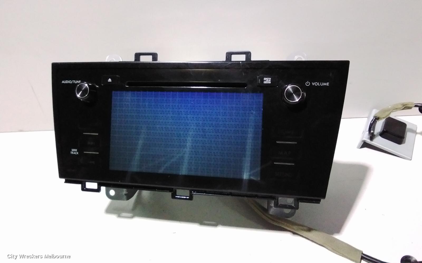SUBARU OUTBACK RADIO/CD/DVD/SAT/TV, HEAD UNIT, 7IN SAT NAV TYPE, 6TH GEN, 08/2014 - 12/2017