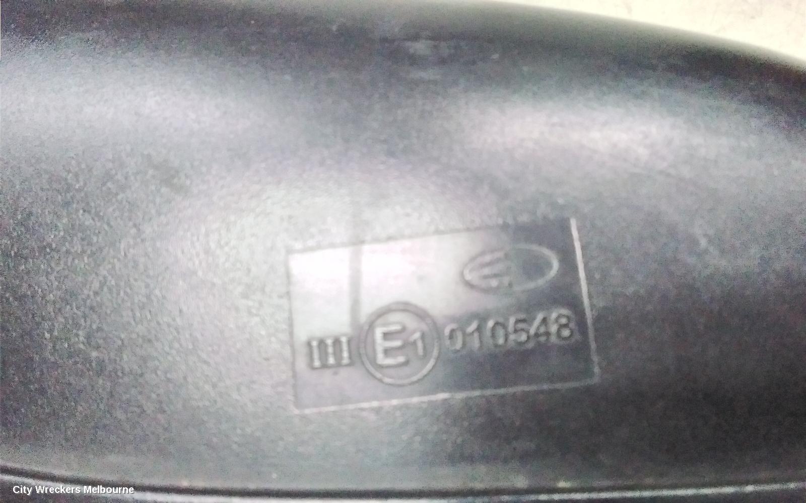 HOLDEN ASTRA LEFT DOOR MIRROR, TS, POWER, HATCH/SEDAN, PAINTED TYPE (SMOOTH FINISH), 09/1998 - 10/2006