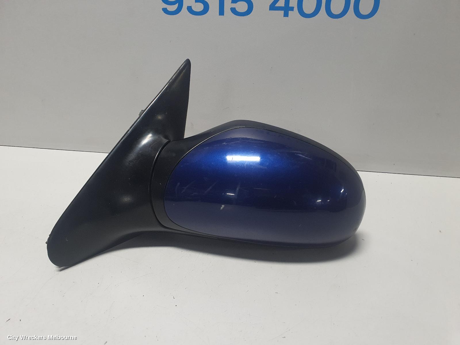 PEUGEOT 406 LEFT DOOR MIRROR, D9, POWER, SEDAN/WAGON, 08/1999 - 12/2003