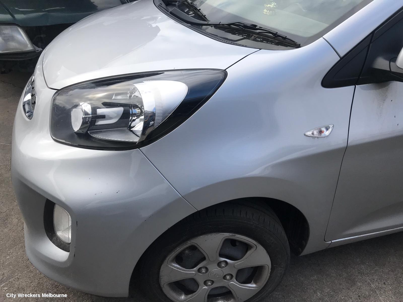 KIA PICANTO RIGHT GUARD LINER, FRONT, TA, 03/2015 - 04/2017 (AUS ONLY)