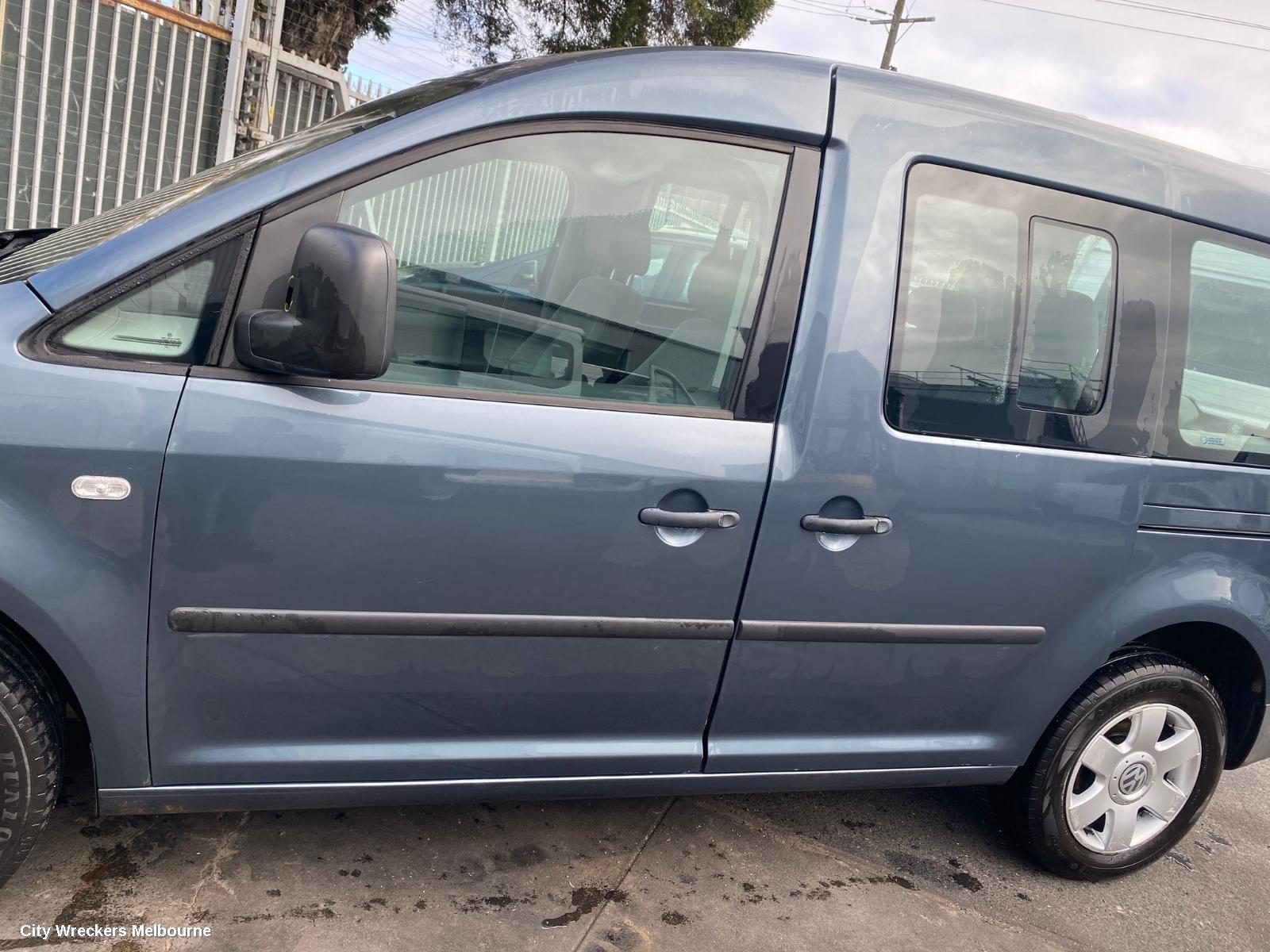 VOLKSWAGEN CADDY LEFT REAR DOOR/SLIDING, 2K, LWB VAN/WAGON, W/ WINDOW TYPE, 12/2004 - 06/2015