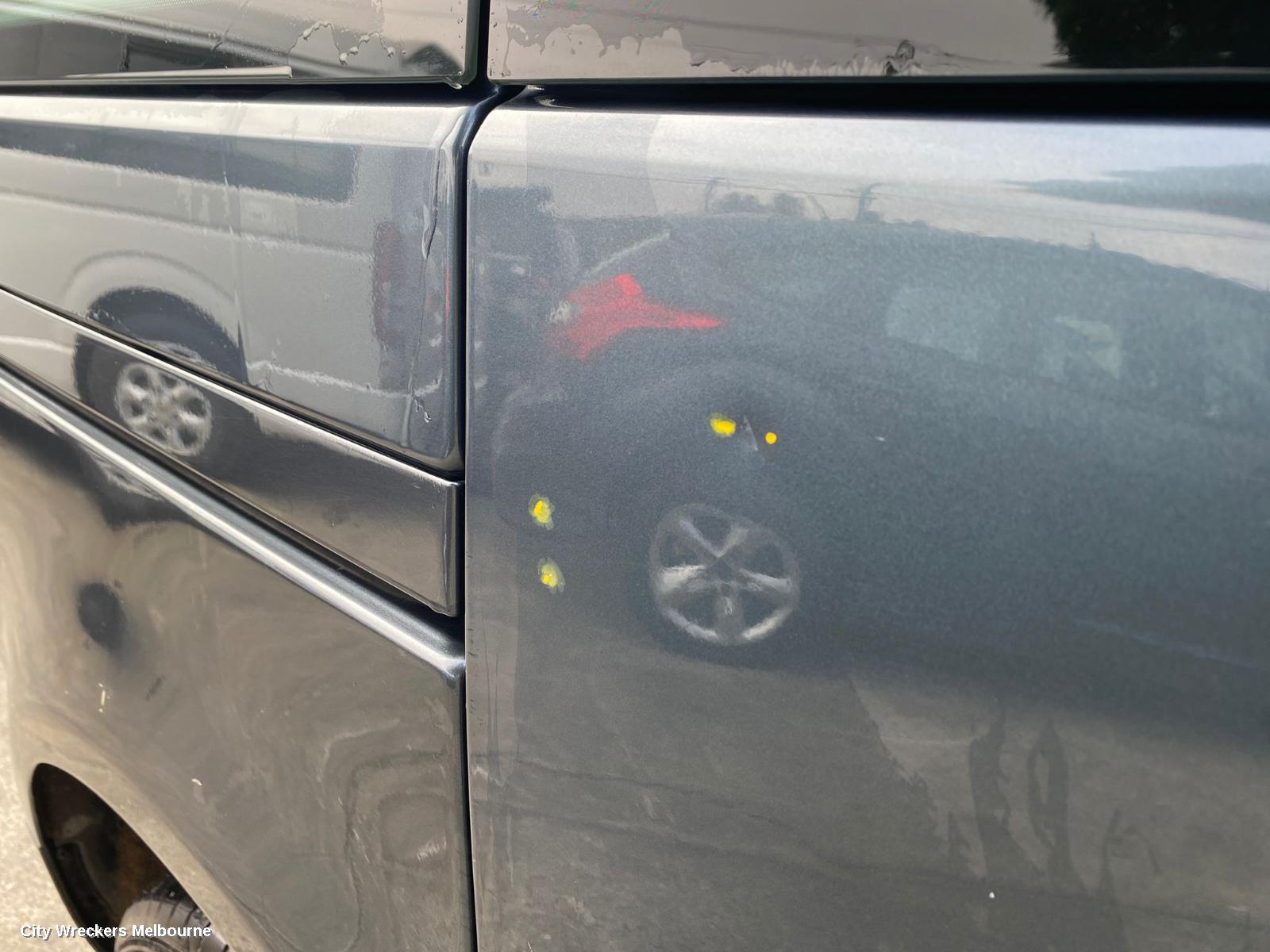 VOLKSWAGEN CADDY LEFT REAR DOOR/SLIDING, 2K, LWB VAN/WAGON, W/ WINDOW TYPE, 12/2004 - 06/2015