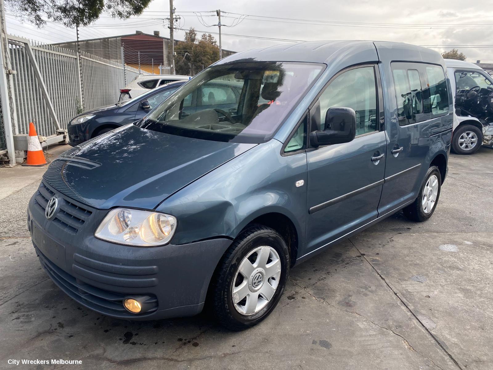 VOLKSWAGEN CADDY LEFT REAR DOOR/SLIDING, 2K, LWB VAN/WAGON, W/ WINDOW TYPE, 12/2004 - 06/2015
