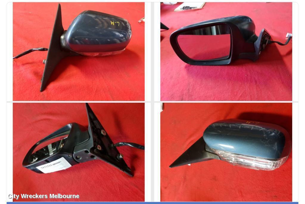 SUBARU OUTBACK LEFT DOOR MIRROR, 4TH GEN, 6 WIRE TYPE, 09/2003 - 09/2006