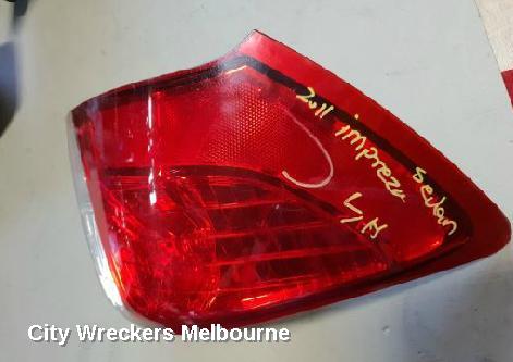 SUBARU IMPREZA LEFT TAILLIGHT, G3, SEDAN, IN BODY, 09/2008 - 11/2011