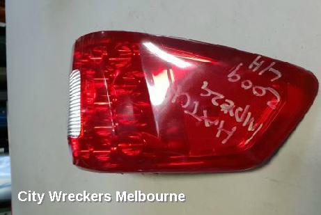 SUBARU IMPREZA LEFT TAILLIGHT, G3, SEDAN, IN BODY, 09/2008 - 11/2011