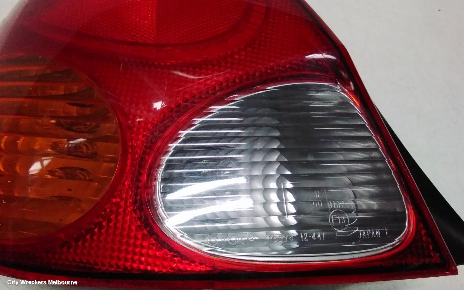 TOYOTA COROLLA LEFT TAILLIGHT, AE112, SECA, KOITO 12-441, 10/1999 - 11/2001