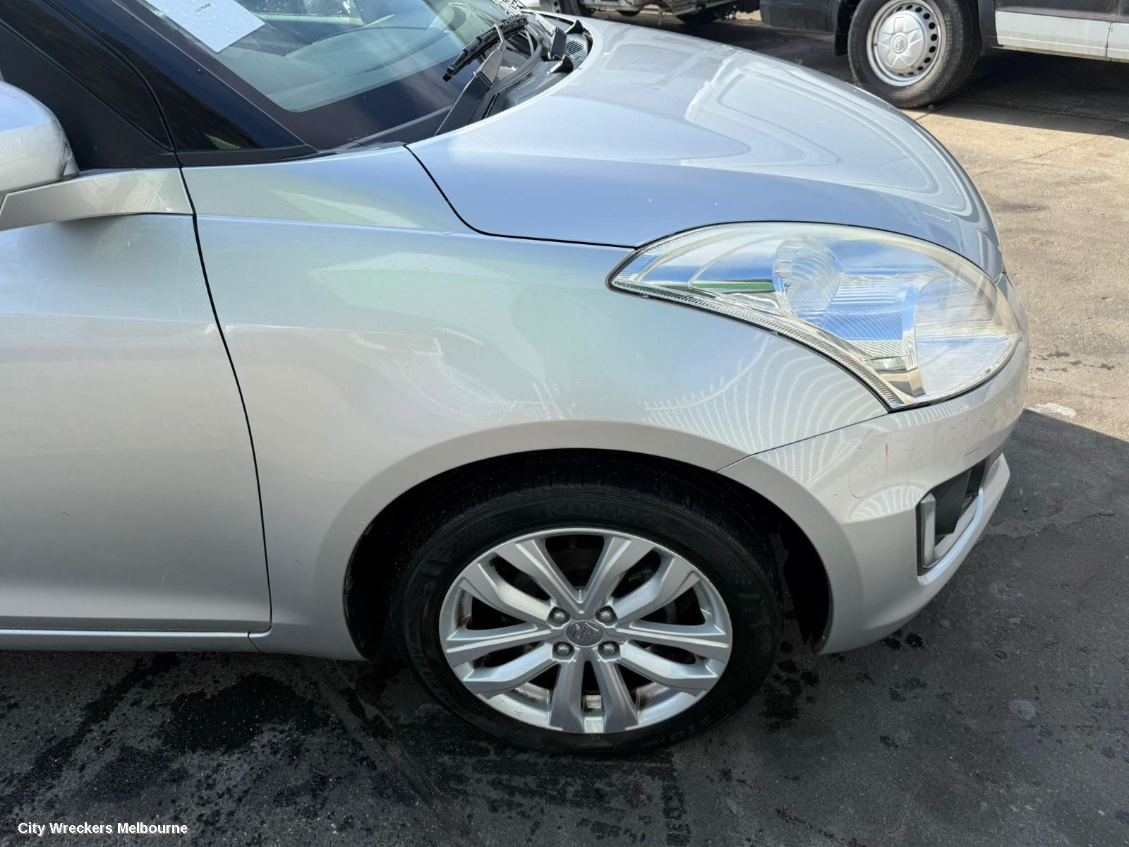 SUZUKI SWIFT LEFT FRONT DOOR, FZ, 08/2010 - 03/2017