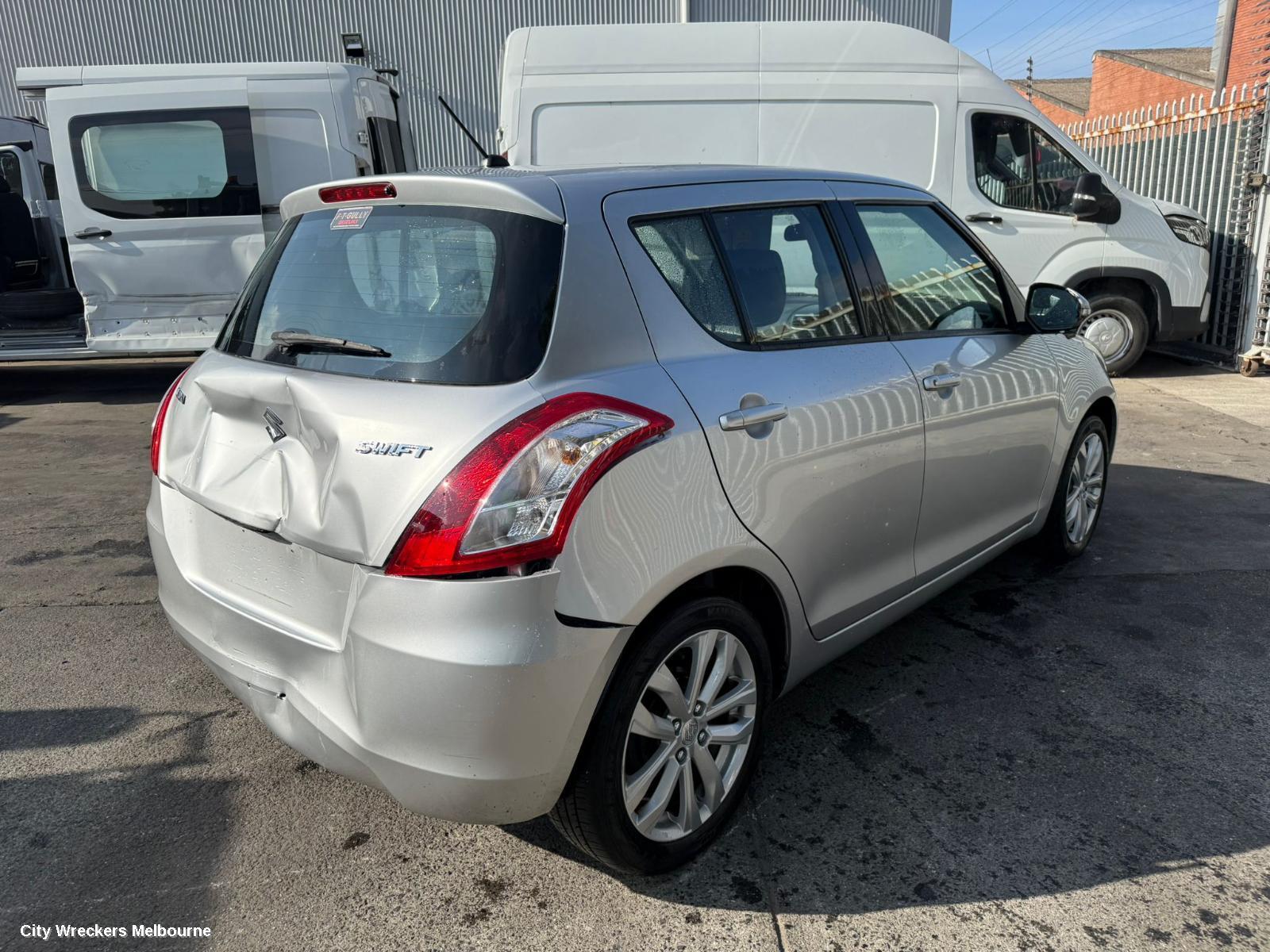 SUZUKI SWIFT LEFT FRONT DOOR, FZ, 08/2010 - 03/2017