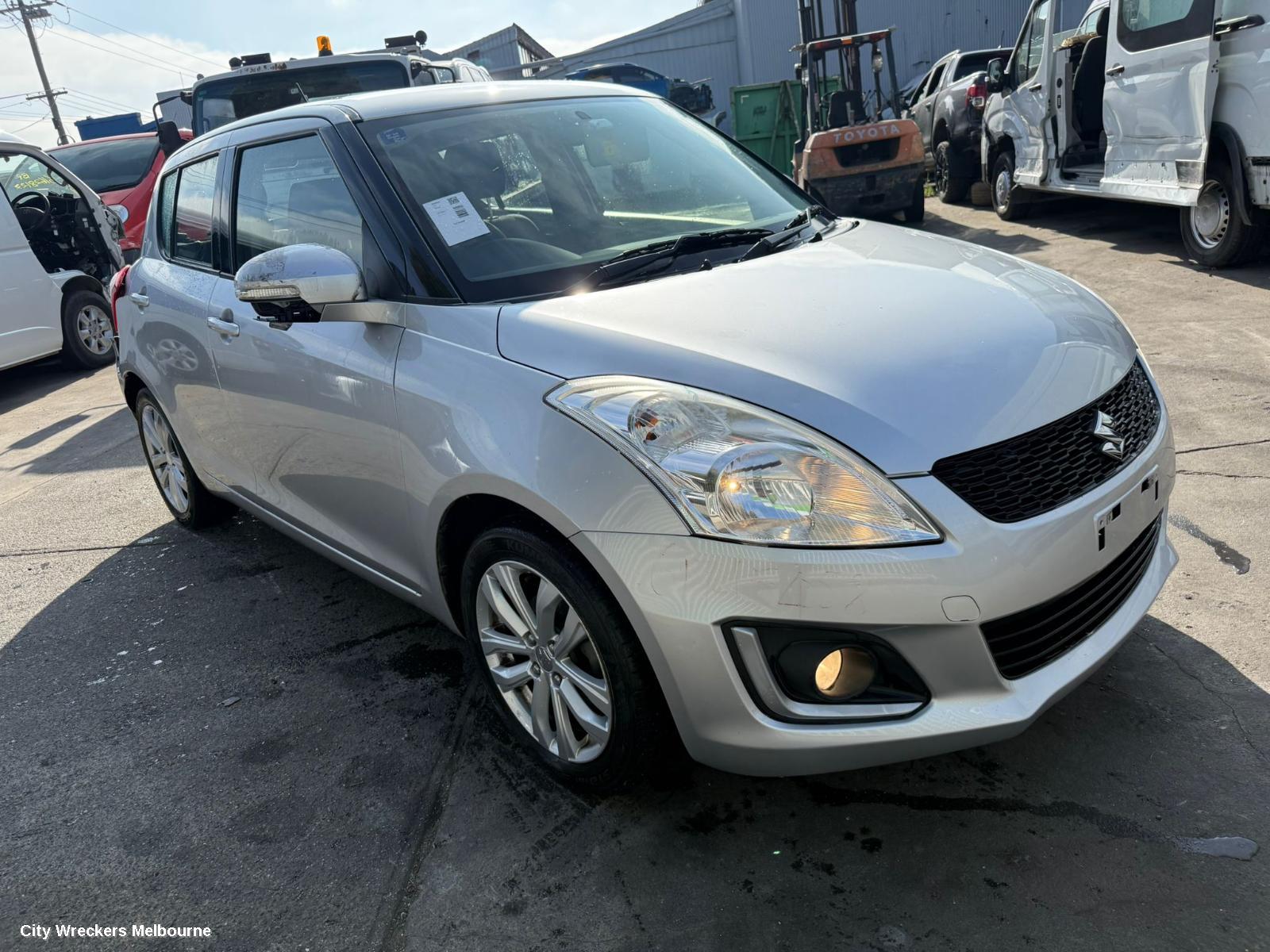 SUZUKI SWIFT LEFT FRONT DOOR, FZ, 08/2010 - 03/2017