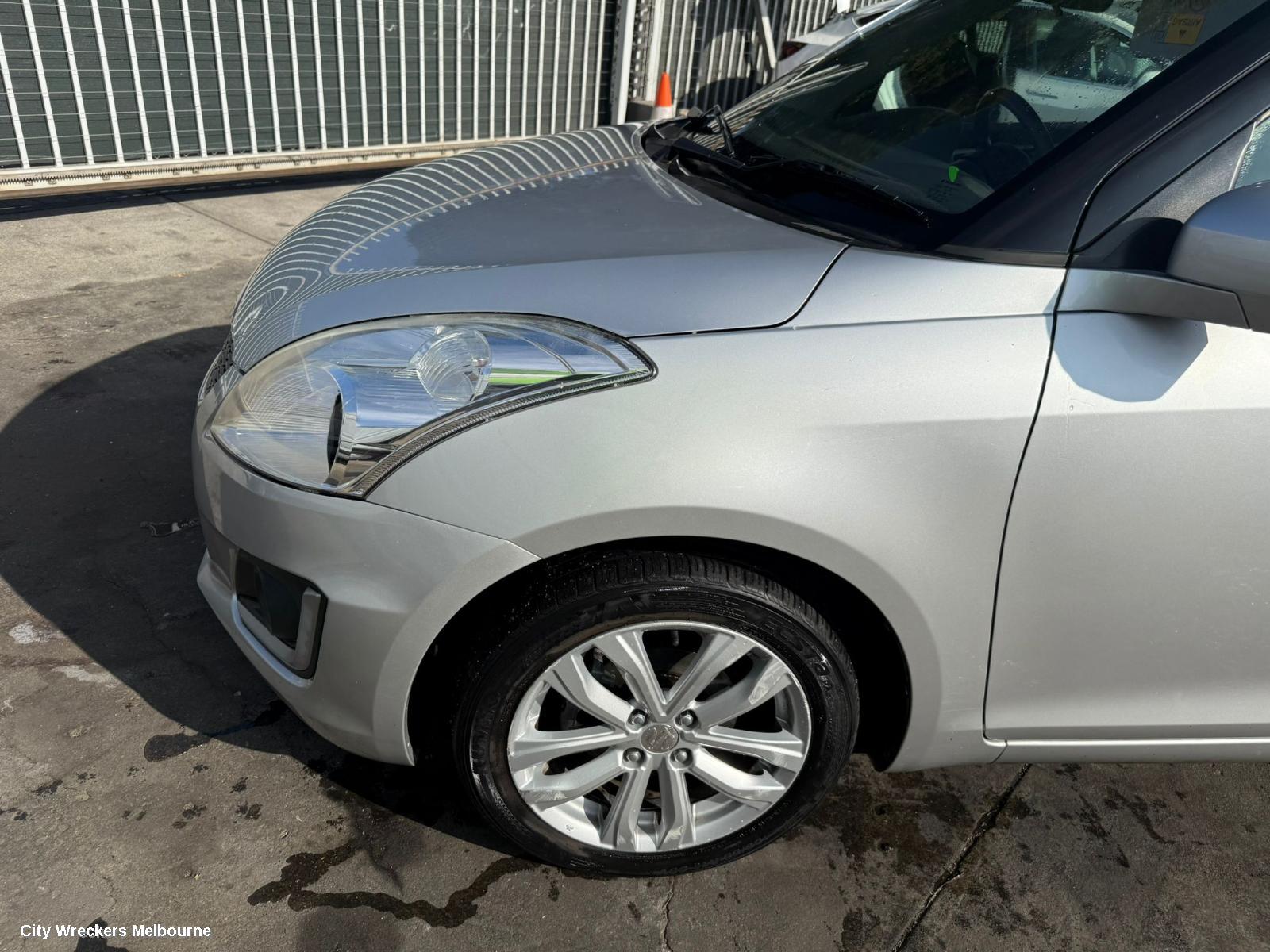 SUZUKI SWIFT LEFT FRONT DOOR, FZ, 08/2010 - 03/2017
