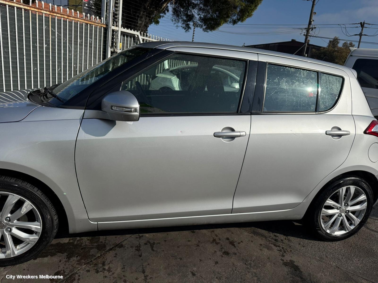 SUZUKI SWIFT LEFT FRONT DOOR, FZ, 08/2010 - 03/2017