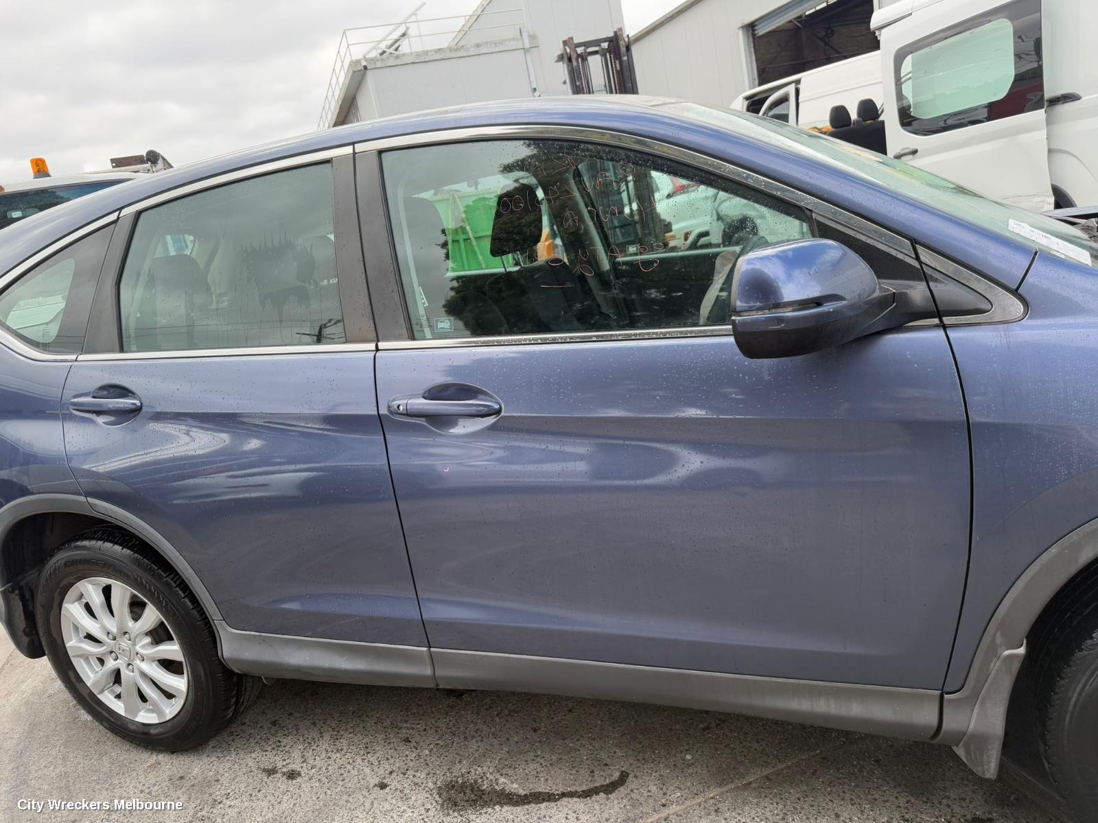 HONDA CRV RIGHT FRONT DOOR, RM, 11/2012 - 04/2017