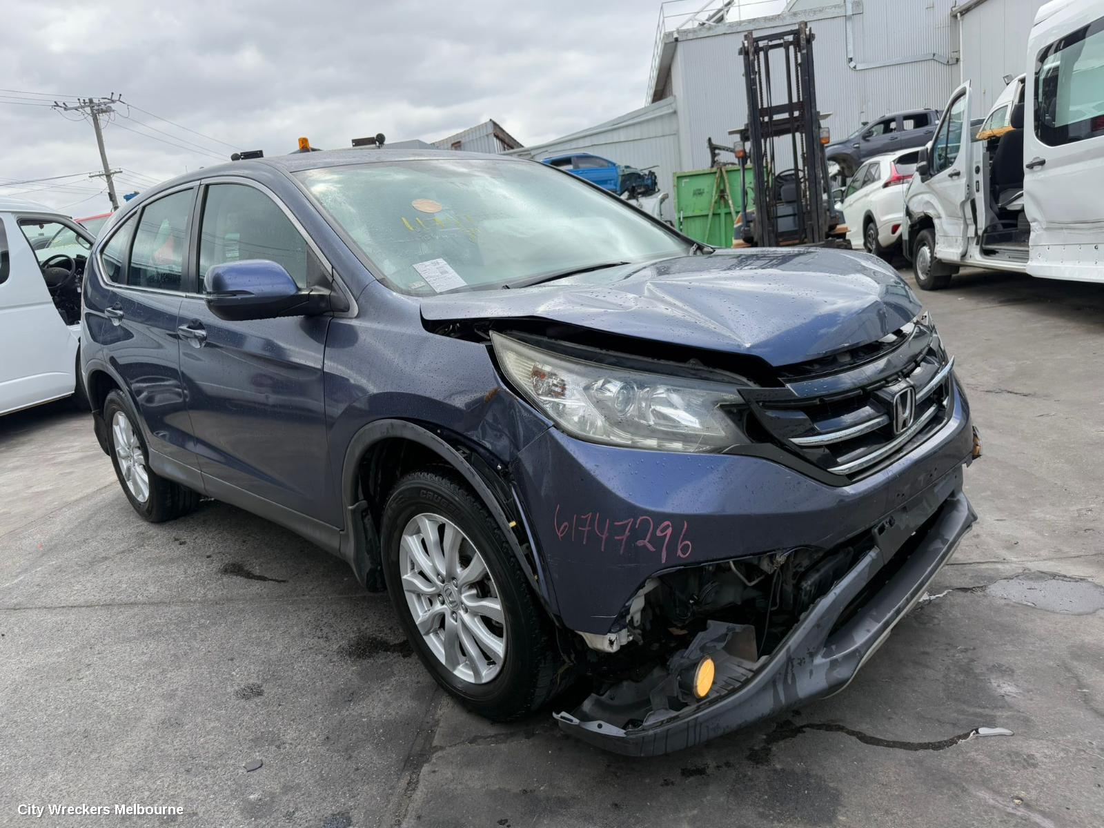 HONDA CRV RIGHT FRONT DOOR, RM, 11/2012 - 04/2017