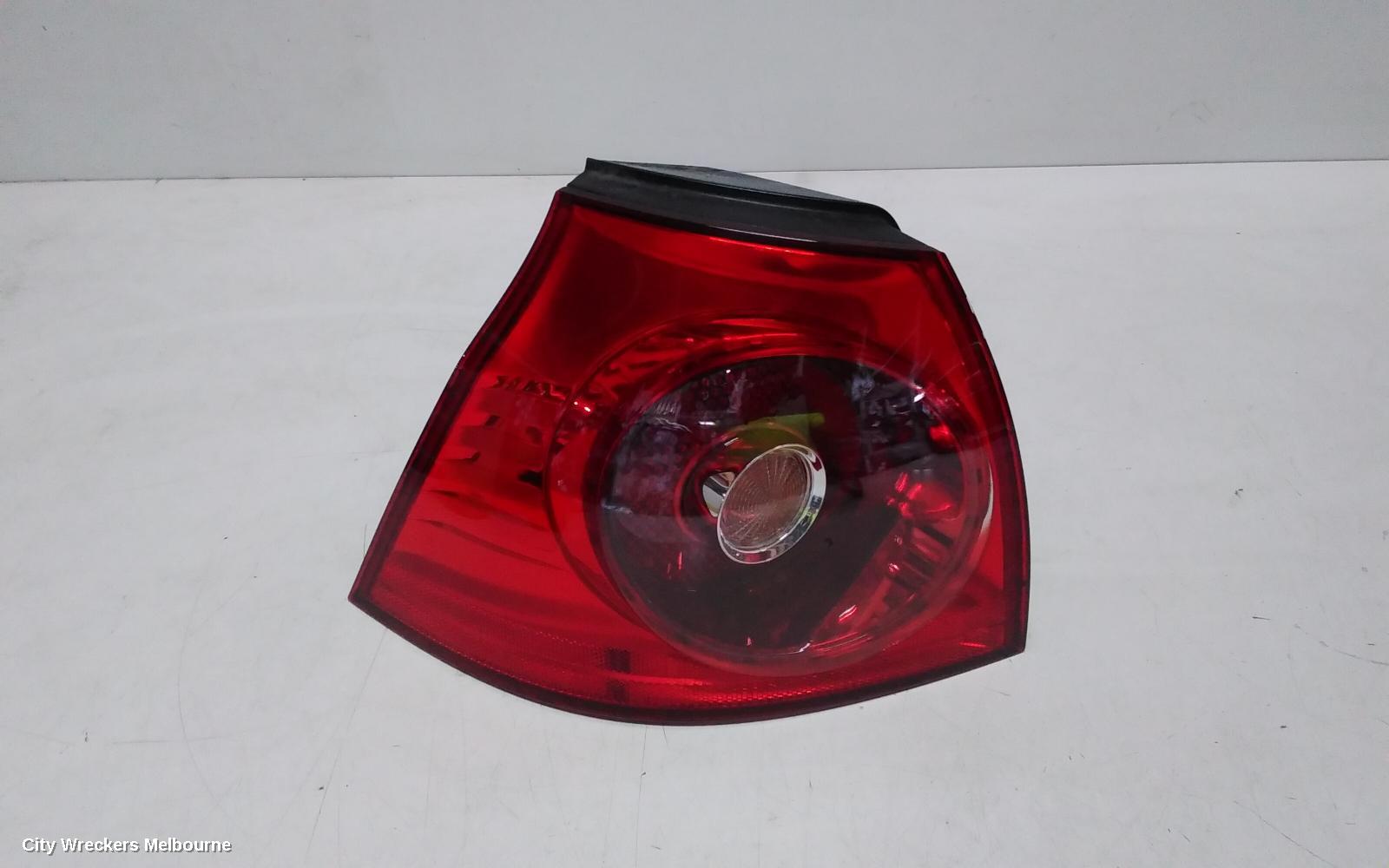 VOLKSWAGEN GOLF LEFT TAILLIGHT, GEN 5, HATCH, NON TINTED TYPE, 06/2004 - 02/2009
