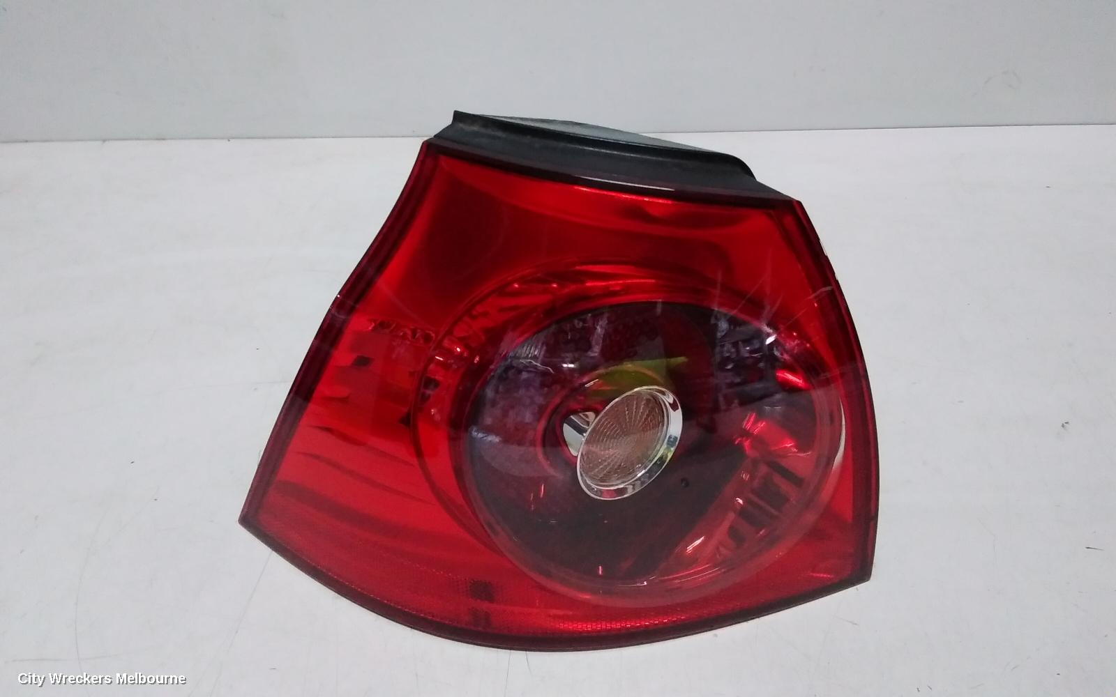 VOLKSWAGEN GOLF LEFT TAILLIGHT, GEN 5, HATCH, NON TINTED TYPE, 06/2004 - 02/2009
