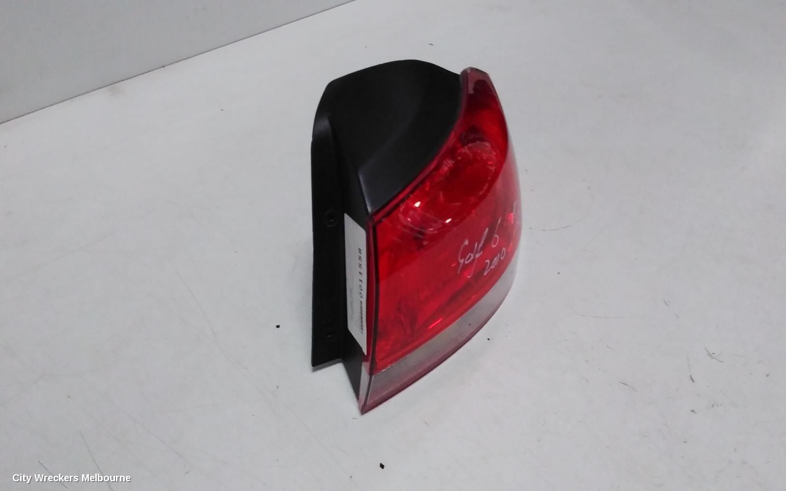 VOLKSWAGEN GOLF RIGHT TAILLIGHT, GEN 6, 3DR/5DR HATCH, 12/2008 - 03/2013