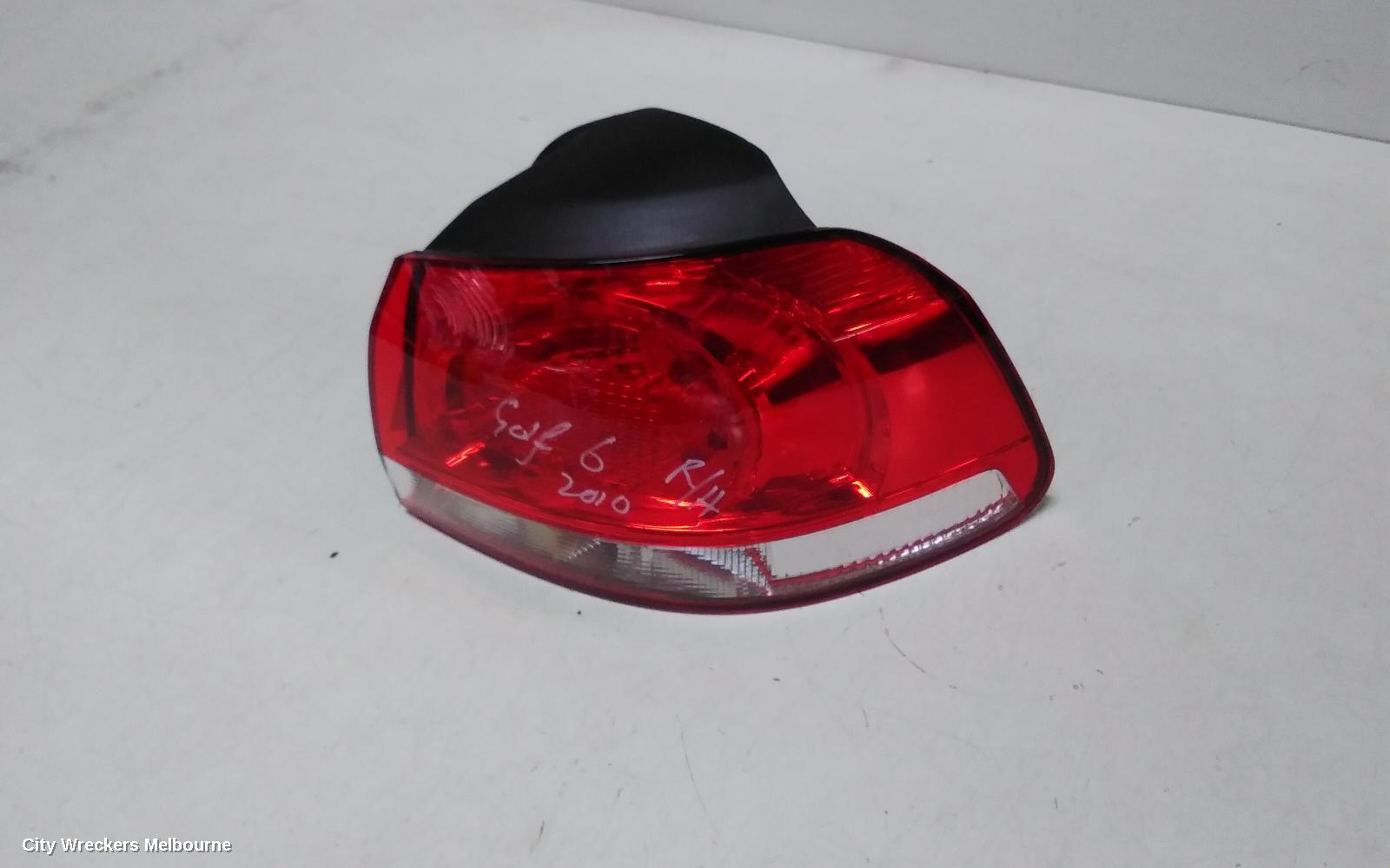 VOLKSWAGEN GOLF RIGHT TAILLIGHT, GEN 6, 3DR/5DR HATCH, 12/2008 - 03/2013