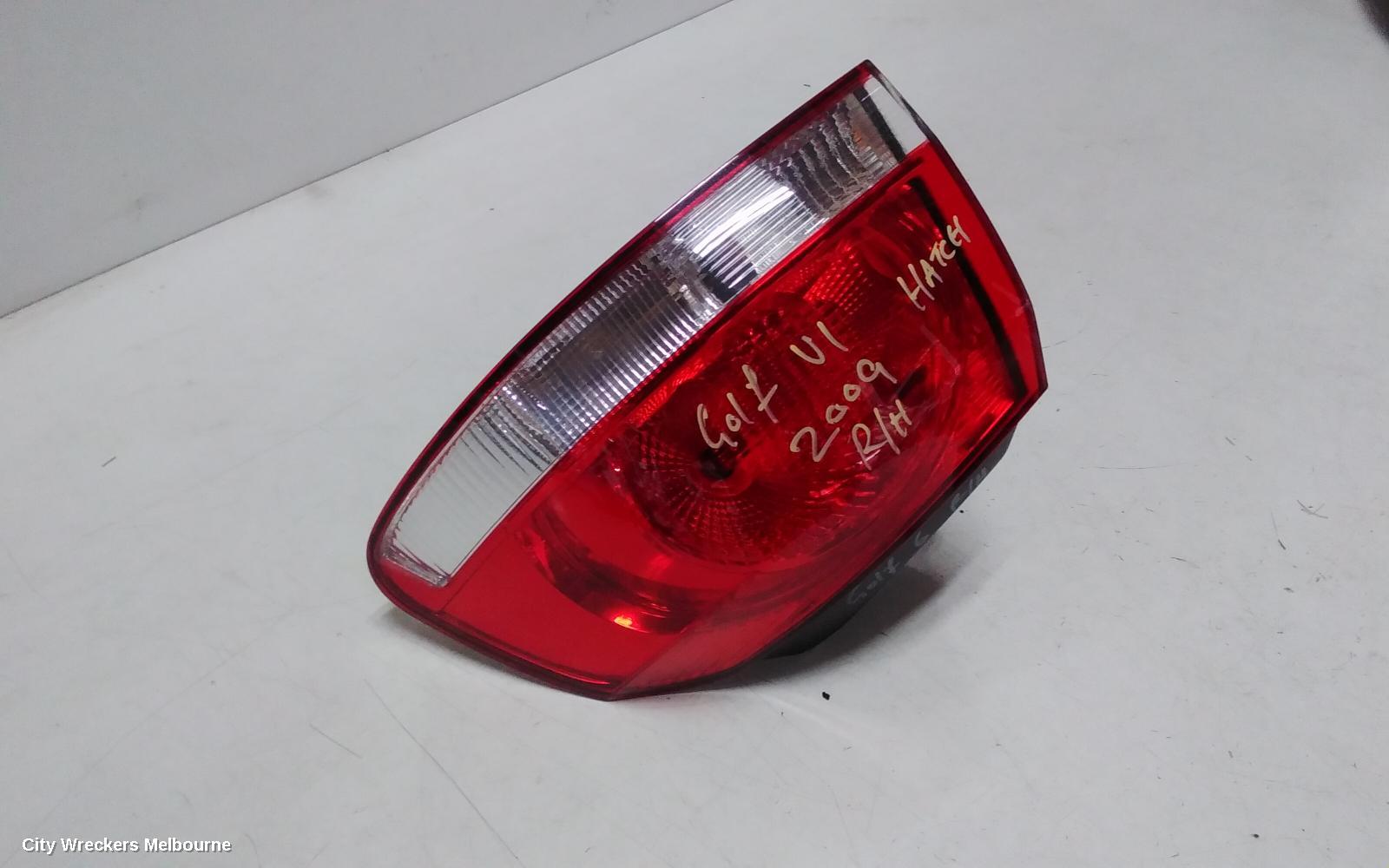VOLKSWAGEN GOLF LEFT TAILLIGHT, GEN 6, 3DR/5DR HATCH, 12/2008 - 03/2013