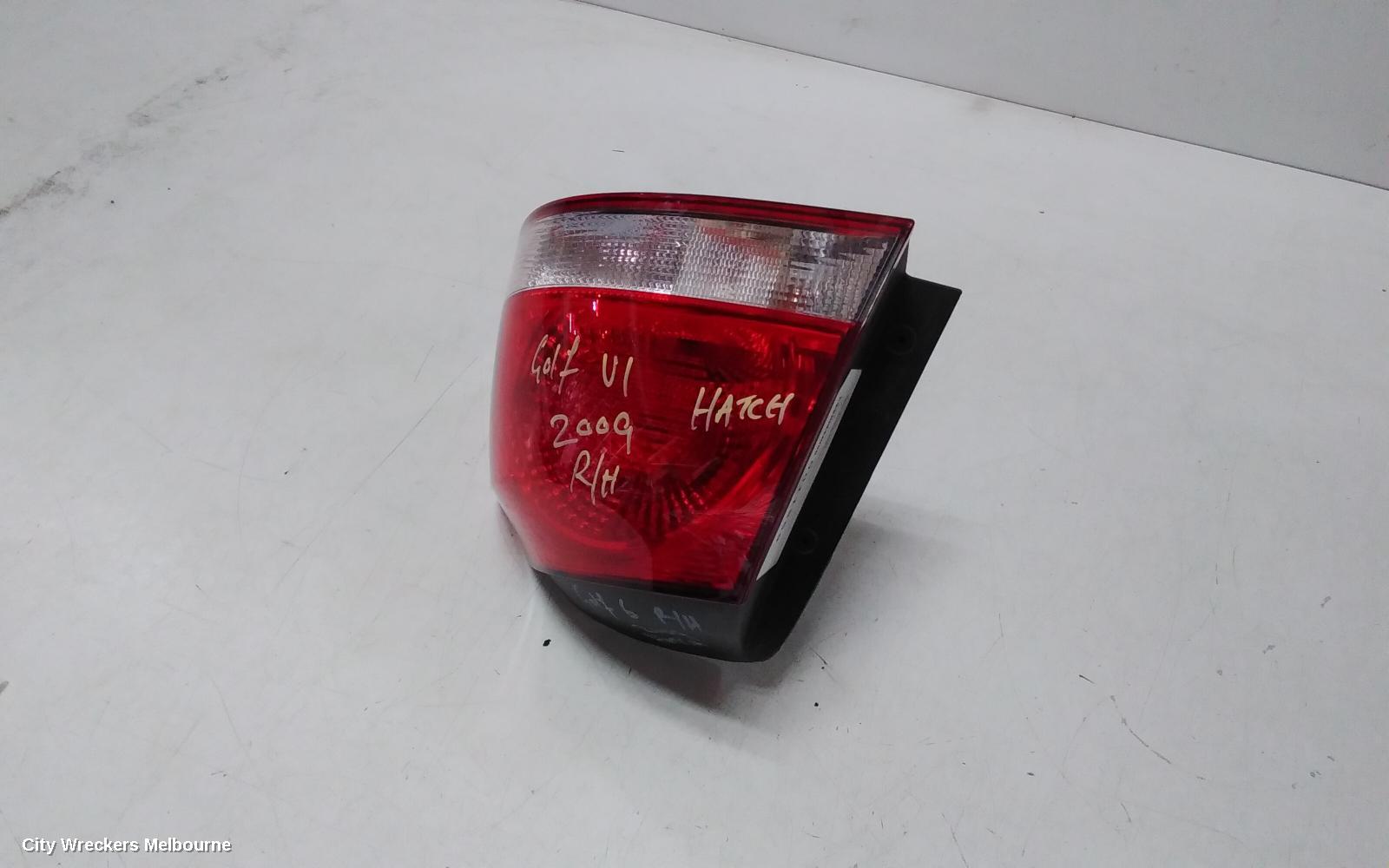 VOLKSWAGEN GOLF LEFT TAILLIGHT, GEN 6, 3DR/5DR HATCH, 12/2008 - 03/2013