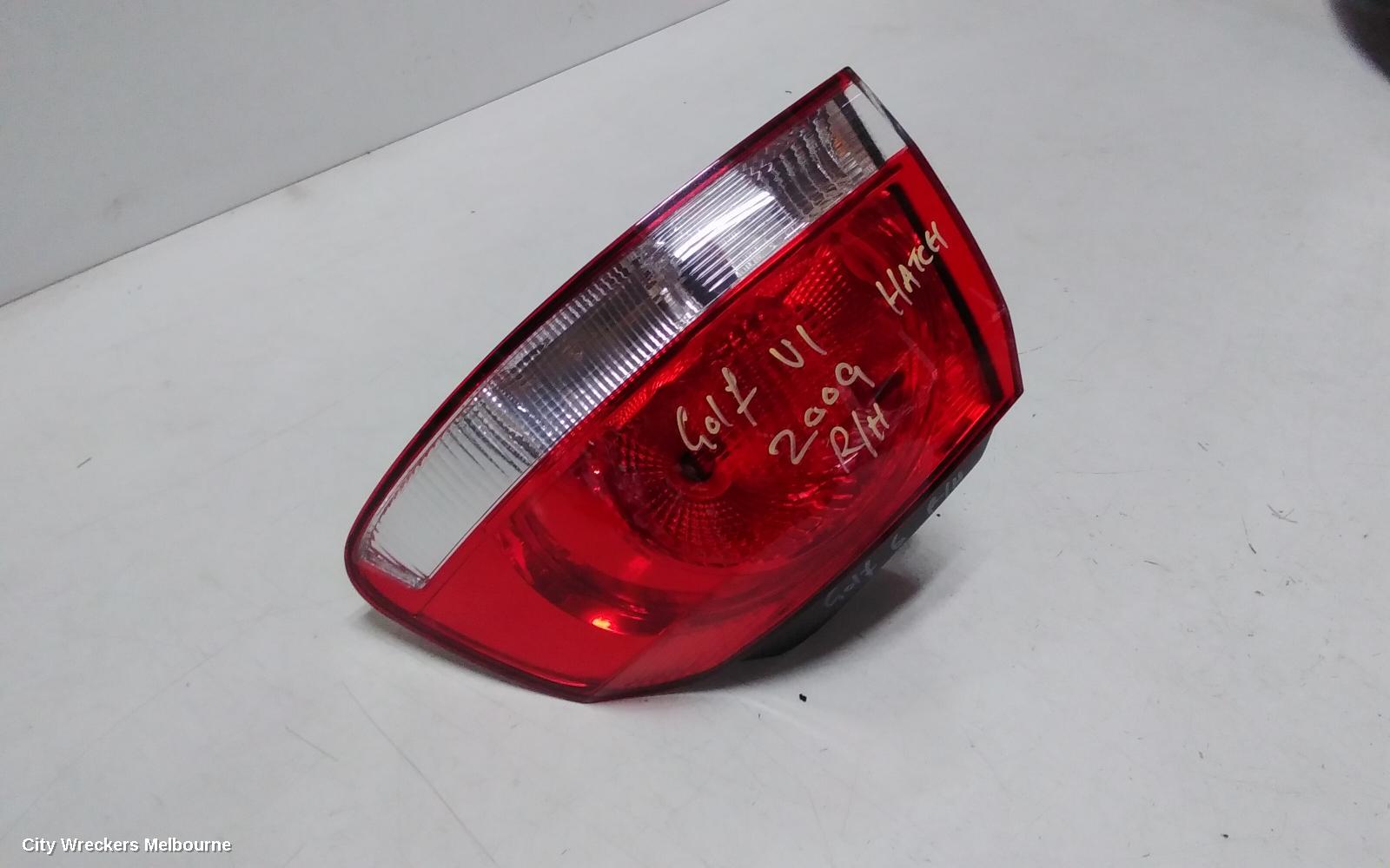 VOLKSWAGEN GOLF LEFT TAILLIGHT, GEN 6, 3DR/5DR HATCH, 12/2008 - 03/2013