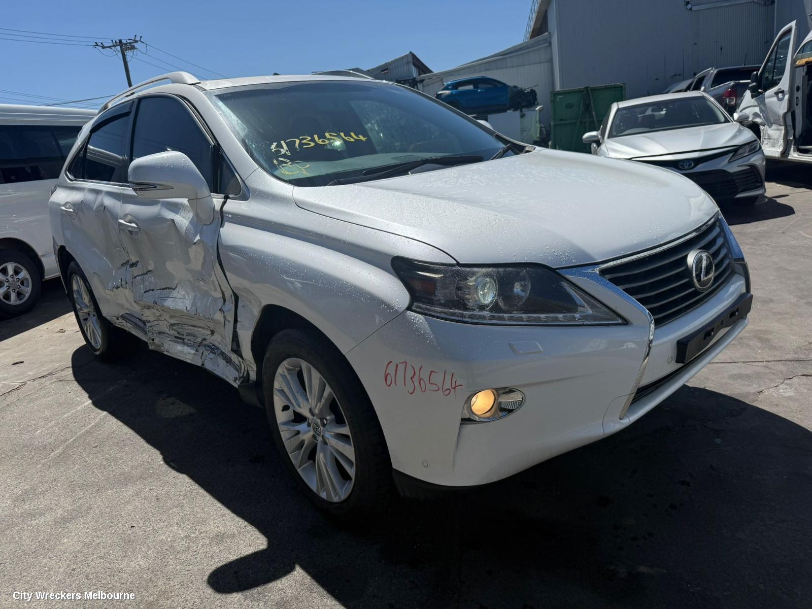 LEXUS RX SERIES STEERING BOX/RACK, AL10, 12/2008 - 08/2015