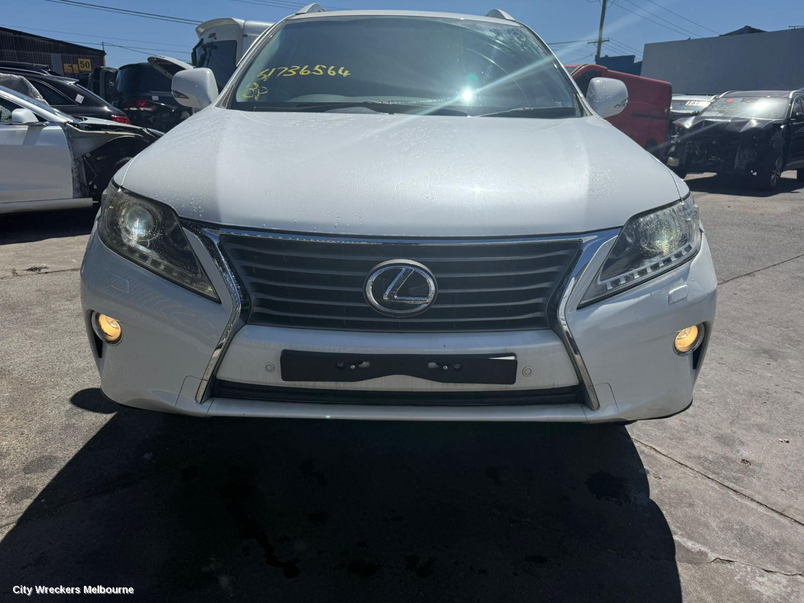 LEXUS RX SERIES STEERING BOX/RACK, AL10, 12/2008 - 08/2015