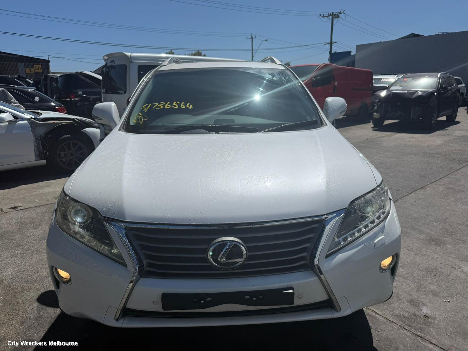 LEXUS RX SERIES STEERING BOX/RACK, AL10, 12/2008 - 08/2015