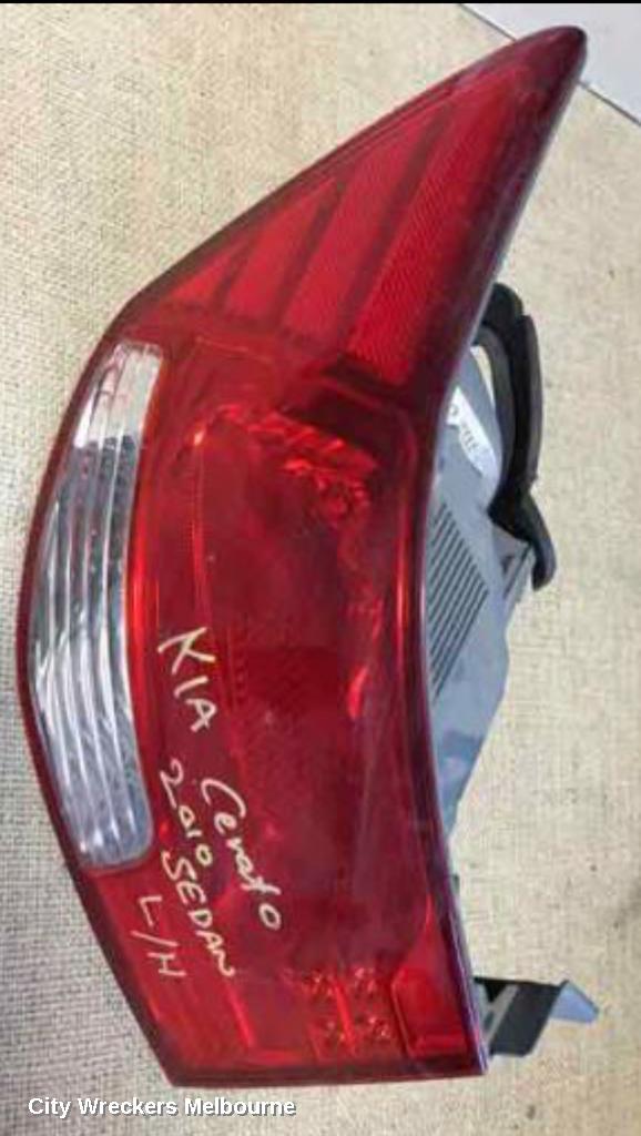 KIA CERATO LEFT TAILLIGHT, TD, SEDAN, 10/2008 - 03/2013