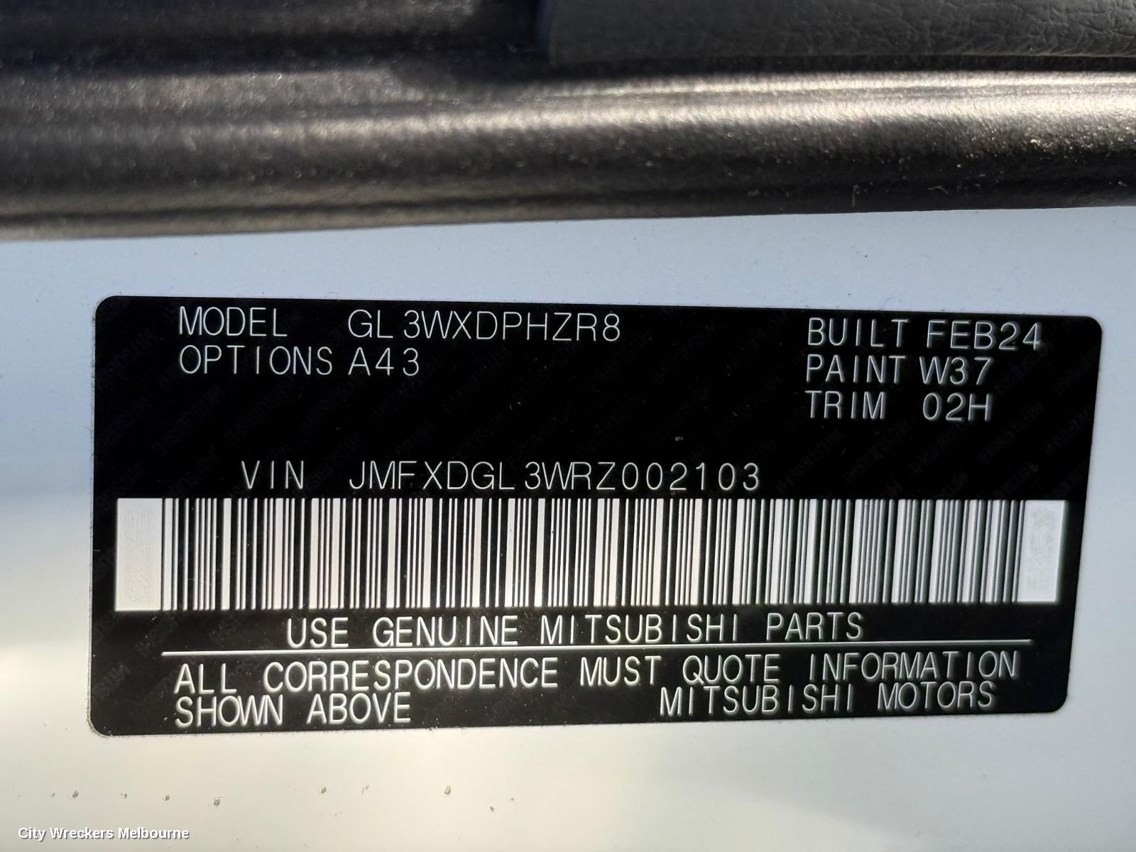 MITSUBISHI ECLIPSE CROSS HATCH STRUT, YB, TAILGATE STRUT (PAIR), W/ POWER LIFTGATE TYPE, 10/2020 ONWARDS